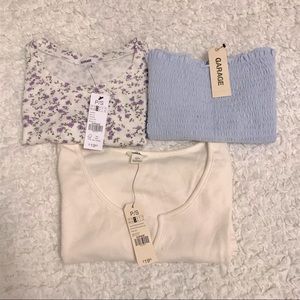 BNWT garage tops bundle